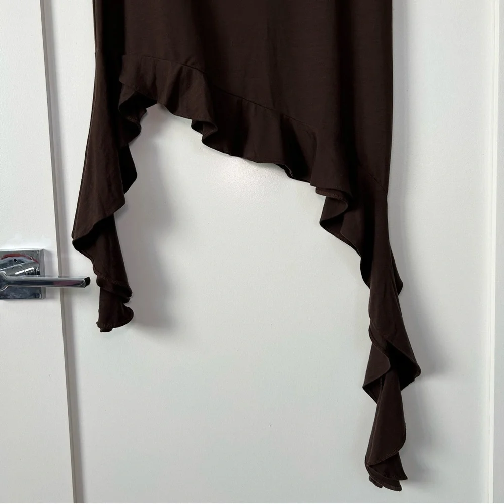 Reformation Quinley Knit Dress Brown Size Small - Picture 10 of 10